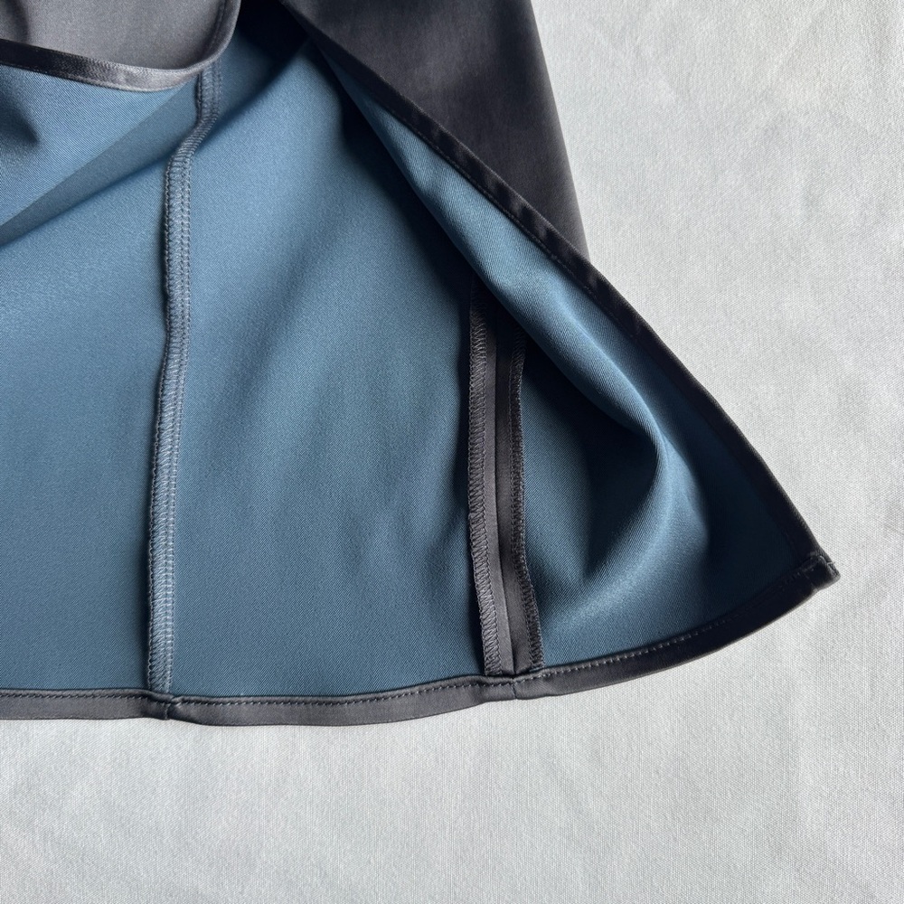Aritzia Grey satin midi dress - Picture 7 of 10